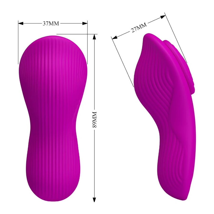 PRETTY LOVE - ROMARIO STIMOLATORE CLITORIDEO LAY-ON TELECOMANDO ROSA
